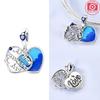 Copper Star Blue Glowing Heart Rocket Astronaut Beads Pendant Charm For Original Bracelet Woman Girl Jewelry