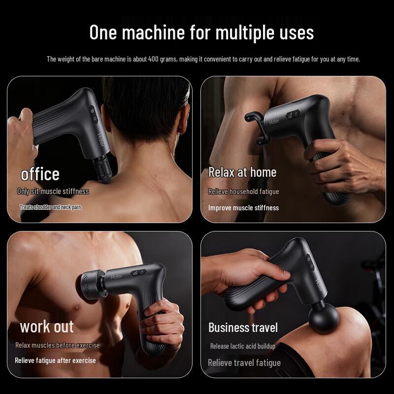 Haier Precision Massage Gun with Hot/Cold Compress