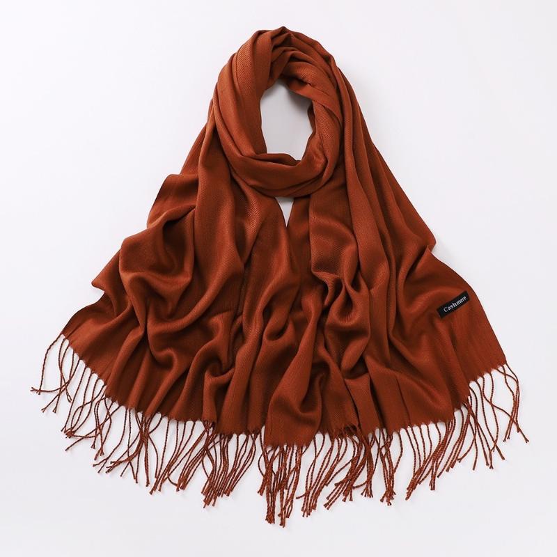 Длинный шарф-камера из искусственного меха Женские тапочки Тепло Осень Зима Цвет Шило Простой Сле Модный Не Грелка