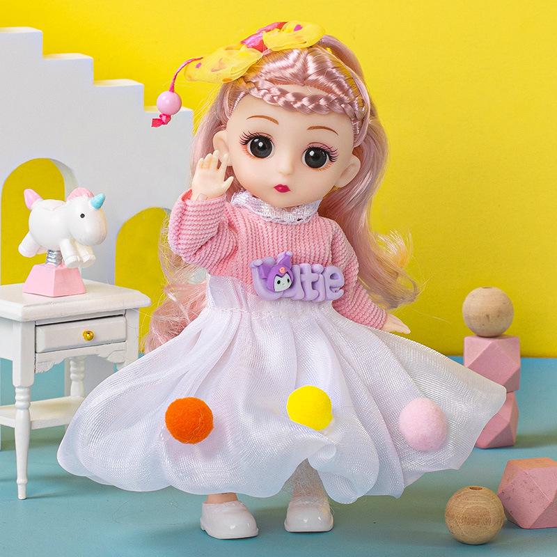 Игрушка-кукла принцесса 16 см - Мини-подарок на день рождения девочки