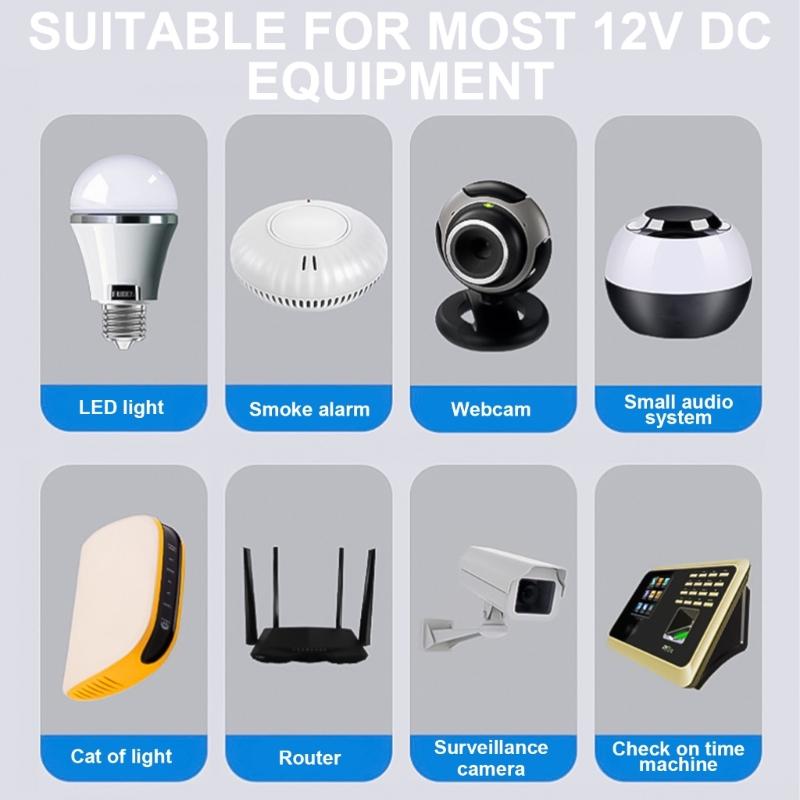 UPS 5200mAh Battery Backup for Networking Devices with Extended Equipment Runtimes Stable Connectivities