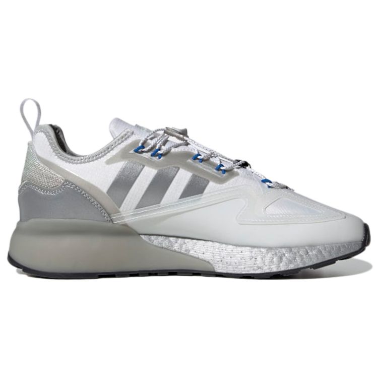 adidas Кроссовки унисекс ZX 2K Boost Safety First Белый облачно-белый серебристо-металлический GY1208