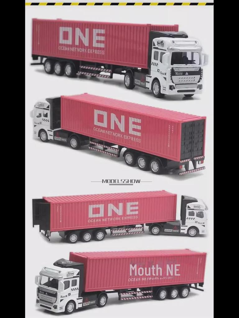 Трансграничный сплав большой инженерный транспортный грузовик тягач модель игрушка для мальчиков с английской упаковкой