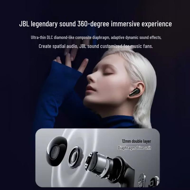 JBL LIVE FLEX 3 Smart Touchscreen Noise Cancelling Bluetooth Earbuds