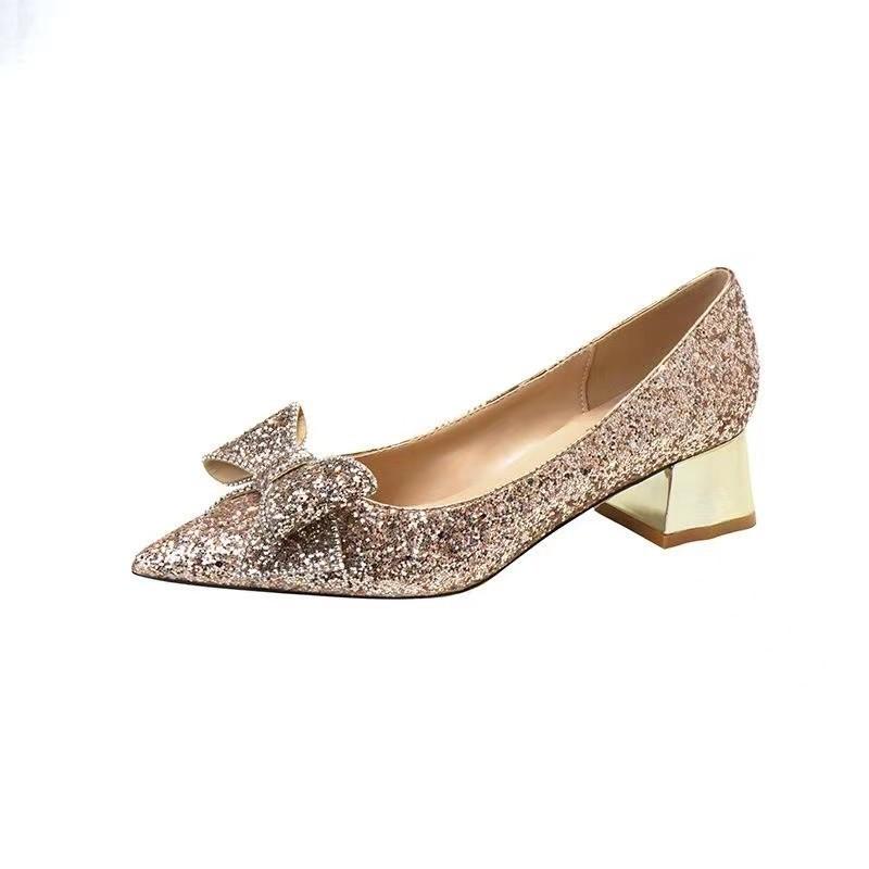 Китайская свадебная обувь женская обувь для невесты show hezhu свадебное платье туфли для подружек невесты хрустальные туфли на высоком каблуке для торжественных мероприятий