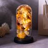 Luminous Artificial Rose Light Romantic Rose Acrylic Cover Ornament  Desktop Ornament