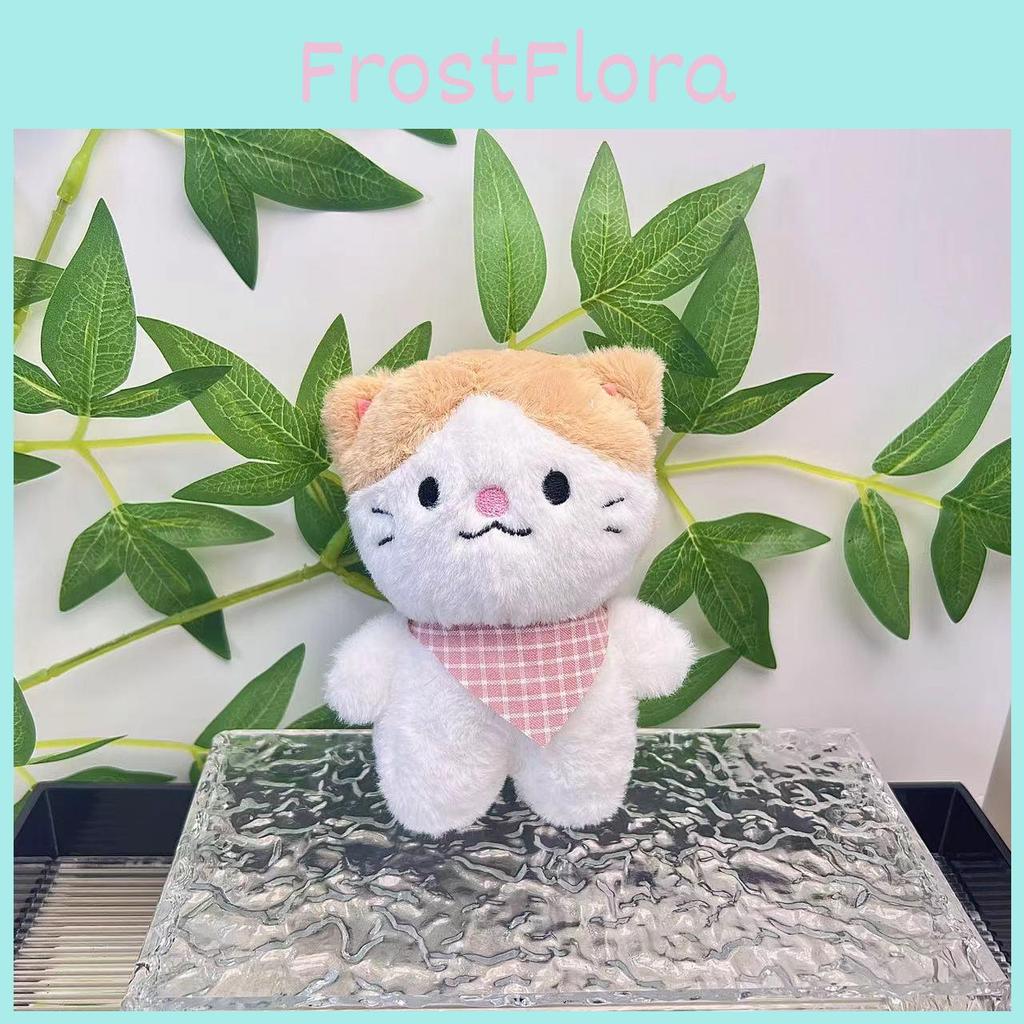 Adorable Plush Toy Keychain Cute Cartoon Cat Doll Soft And Cozy Bag Charm For Girls