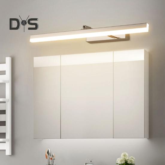 Светодиодный настенный светильник с регулируемой цветовой температурой, регулируемой яркостью, без мерцания, широко используемый современный светодиодный светильник для туалетного столика, подсветка для картин