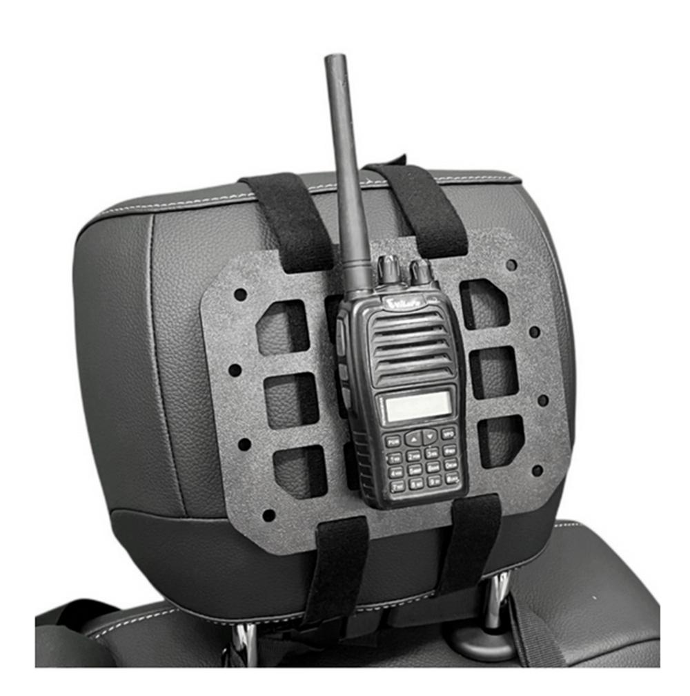 Новая универсальная тактическая жесткая MOLLE панель органайзер на спинку сиденья автомобиля под подголовник черный