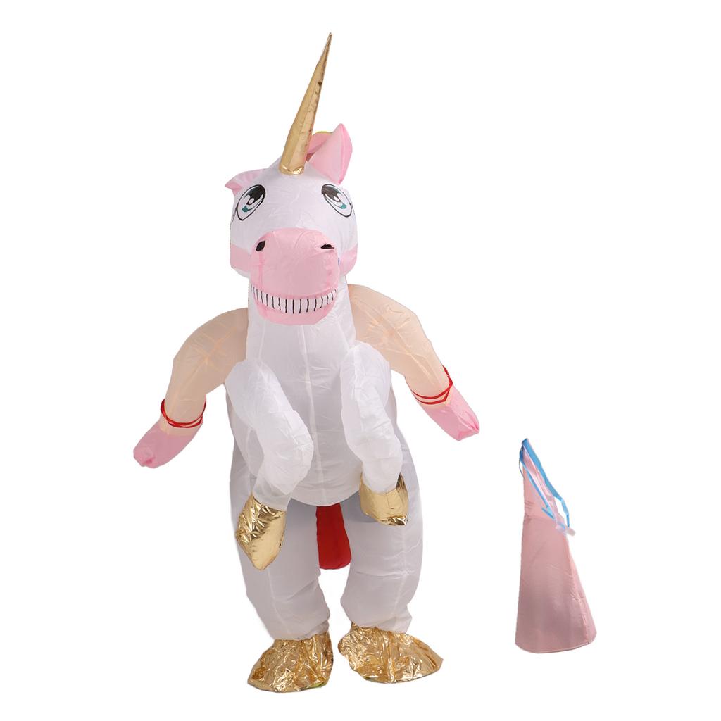 Надувной костюм для верховой езды, легкий, безопасный, милый, надувной, ездовой, костюм животного для вечеринки, косплей