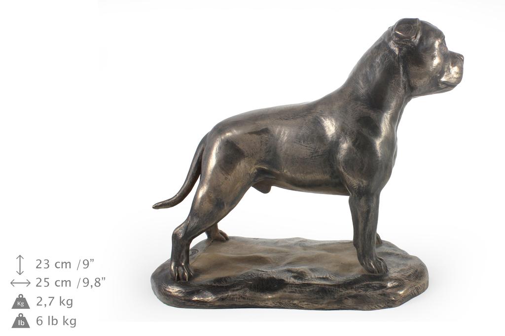 Staffordshire Bull Terrier, Staffy - Exclusive Dog Figurine, Luxury Interior Decoration, Limited Edition Figures from the Art-Dog Brand