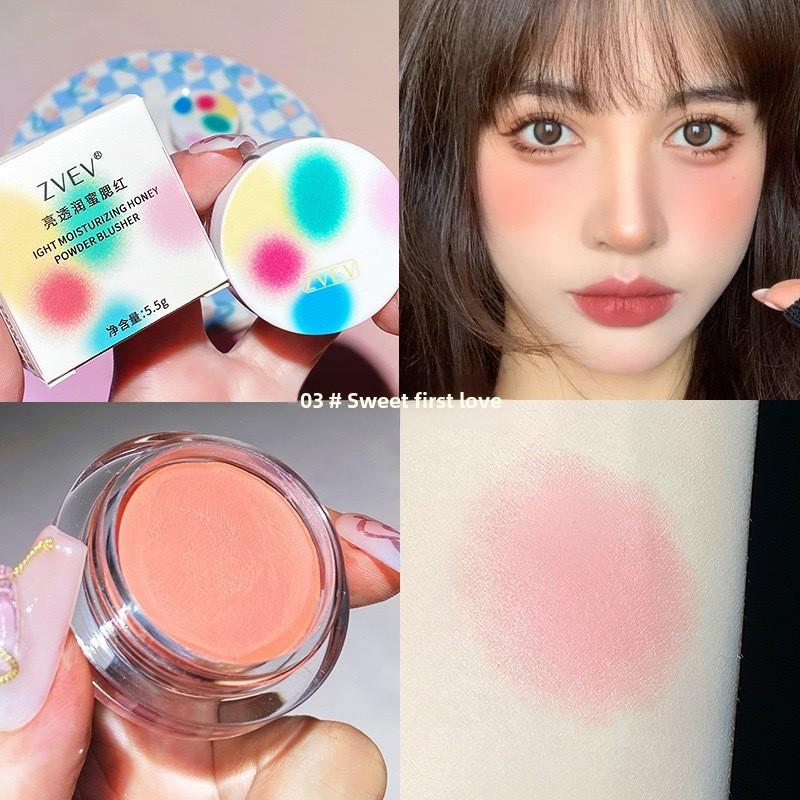 Кремовые румяна натуральные матовые осветляющие контурные румяна водостойкие стойкие фиксирующие ежедневная косметика для студентов модный макияж для женщин