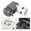Oumefar DC 12v Mini Suction Gear Pump Low Noise Oilless Pump Oil- Diaphragm Pump Small Vacuum Pump for Laboratory Equipment Air Compressor 8 * 7 *