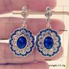 Natuna Vintage Jewelry Brass Fancy Earing Loop Earrings Brass Brass Luxury Cz Earrings for Women