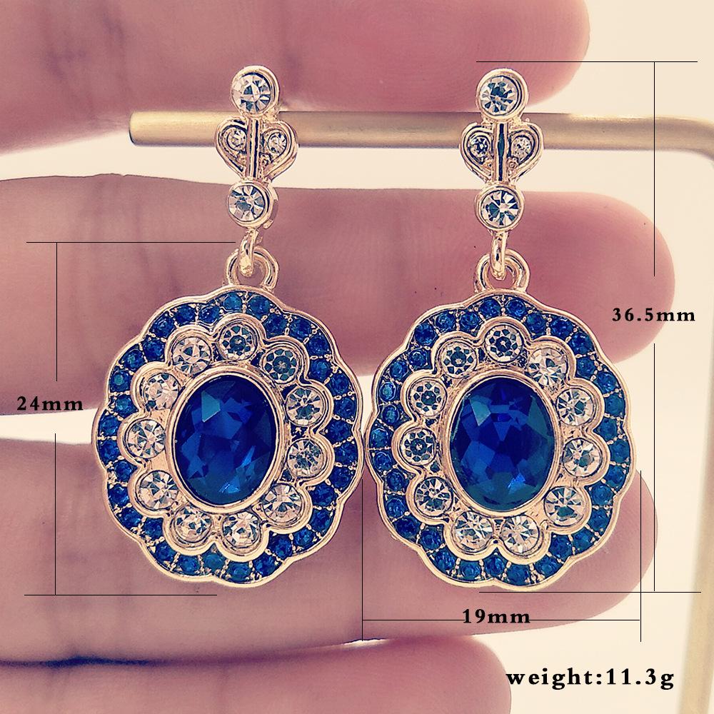 Natuna Vintage Jewelry Brass Fancy Earing Loop Earrings Brass Brass Luxury Cz Earrings for Women