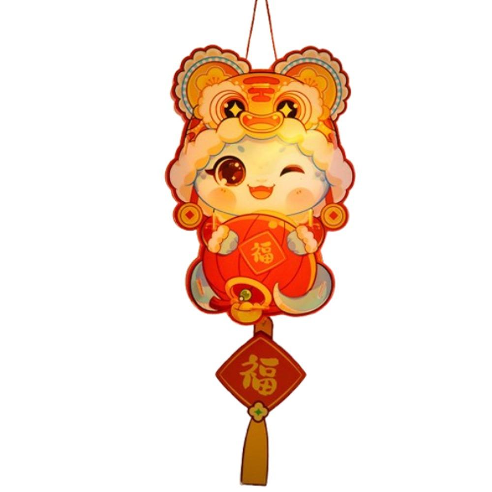 Традиционный новогодний светящийся фонарь в китайском стиле, товары для весеннего фестиваля, весенний фестиваль