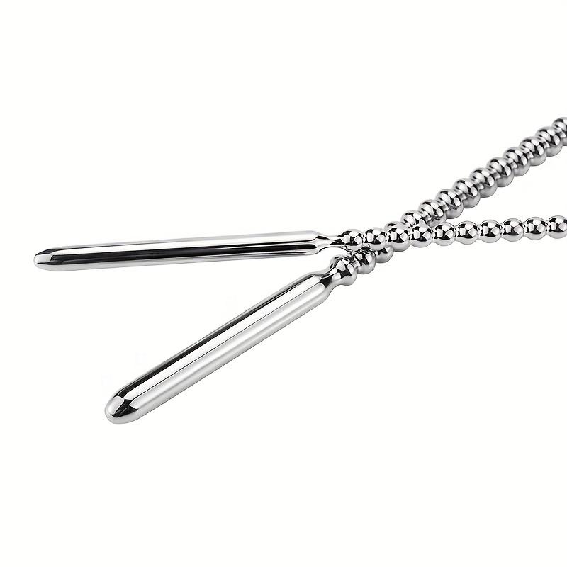 Металлический дилататор уретры, металлическая пробка для пениса, стимуляция лошадиного глаза, пробка для пениса, зонд, мастурбатор, товары для взрослых, секс-игрушка для мужчин