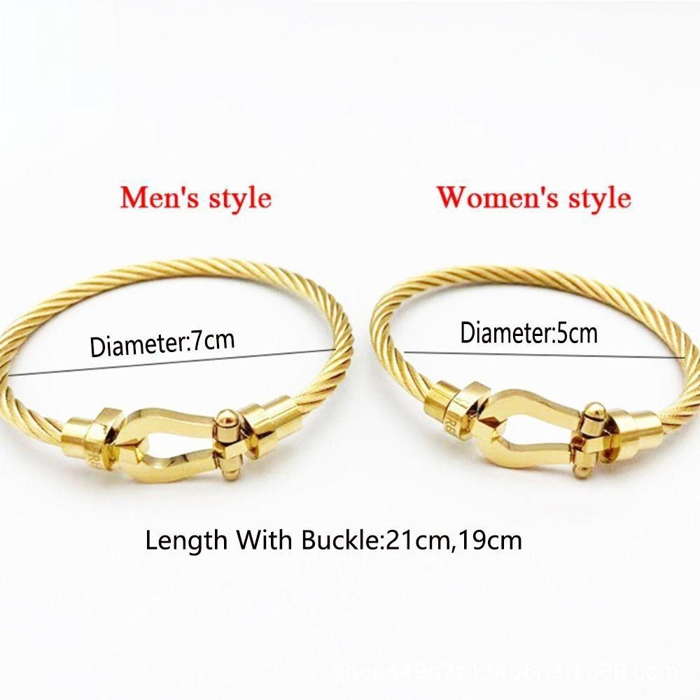 Подкова из нержавеющей стали плетеные браслеты простая магнитная застежка для мужчин