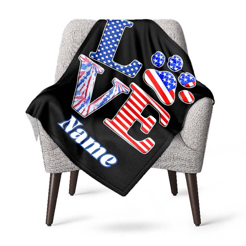 Customize Your Name Blanket Used For Chair Office Sofa Bed Camping Soft And Warm Giving Friends And Relatives Birthday Graduation Gift