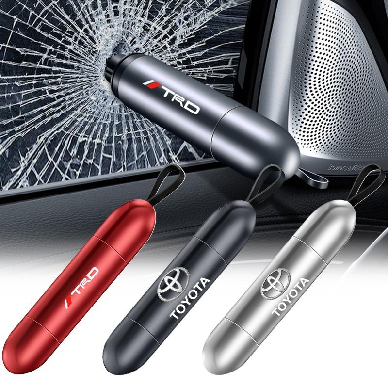 Автомобильный аварийный молоток Стеклобой Резак для ремня безопасности для TRD Toyota Gr Corolla Rav4 Auris Camry Yaris CHR