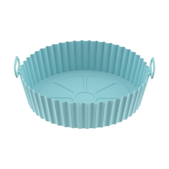 Силиконовые подставки для жарки Противень для выпечки с циркуляцией воздуха Двусторонняя сковорода для готовки Корзина для фритюрницы без жира Кухонный аксессуар