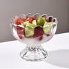 yangyizhi Glass Dessert Bowl, Footed Ice Cream Cup, Small Vintage Parfait Cup for Sundae, Fruit, Pudding, Condiment, Snacks, Serving