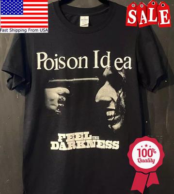 POISON IDEA Футболка Feel The Darkness Хлопок Унисекс Унисекс Футболка