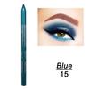 Waterproof Eyeliner Pencil Long Lasting Pigment Brown Black Glitter Eyeiner Pen for Women Fashion Color Eyes Make Up Cosmetics Blooming Eyeliner