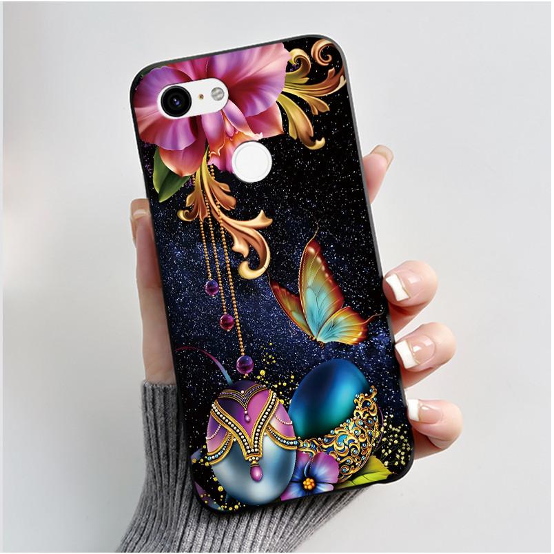 Милый Чехол Для Google Pixel 3/Pixel 3XL Печатный Корпус Funda Для Google Pixel 3A XL Coque Защитная Крышка Мягкий Силиконовый Кейс