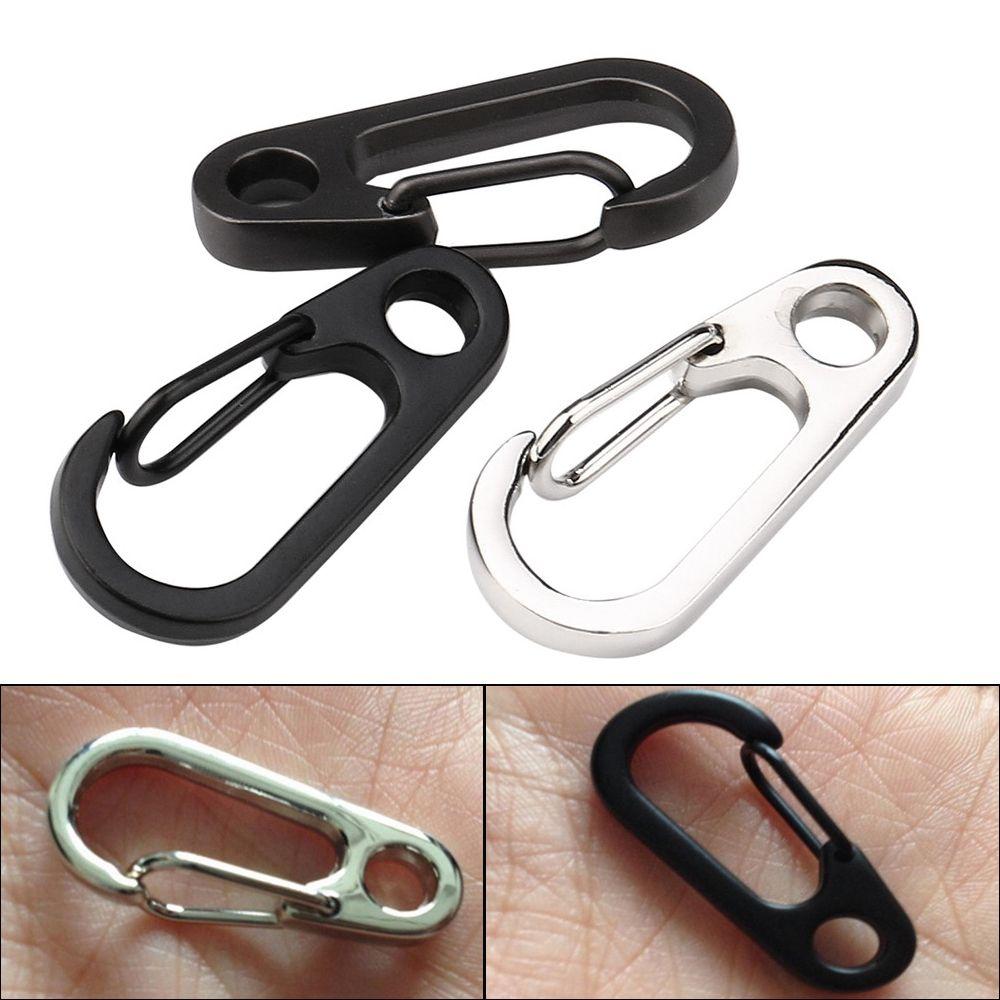 Buckle Outdoor Hook Safety Travel Tools D Carabiner D-Ring Key Chain Camping Keyring Spring Clips