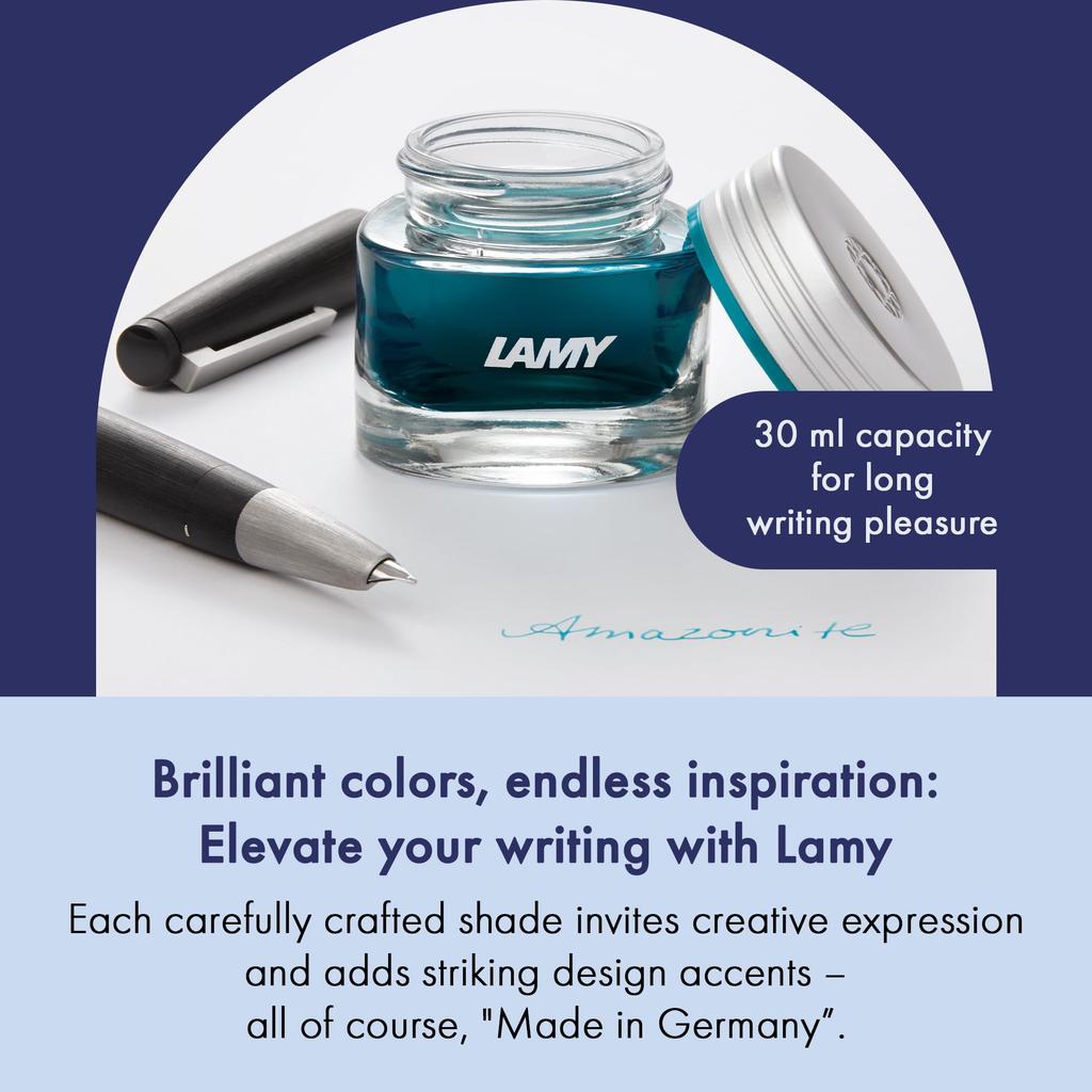 Чернила LAMY в бутылочке Crystal Topaz LT53TP 30 мл Официальный импорт