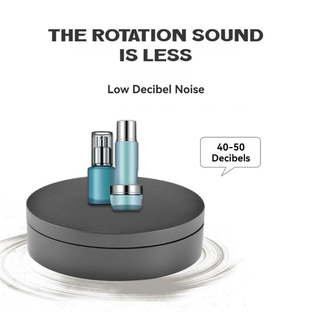 Round 360° Rotating Turntable Motorized Jewelry/Collectibles Visualizer Product Photography