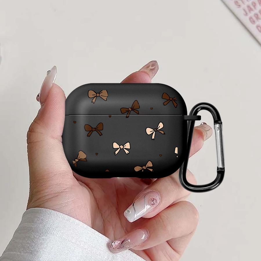 Чехол для наушников Cover Case Для Airpods Pro2 Pro 3 4 2 Pro3 1 Ретро Галстук-бабочка