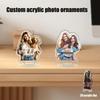 Custom 2D Flat Acrylic Photo Ornamentsdouble-sided Personalized Collection,  for Indoor and Outdoor Tabletop Furnishings, Home Decoration,  Gifts