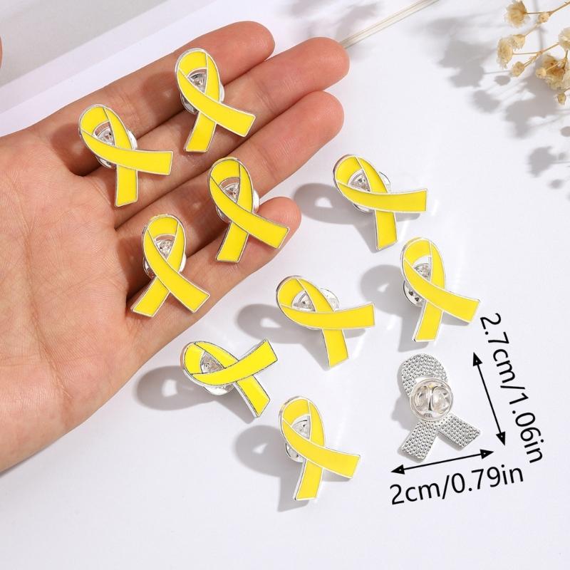 Band Pin, Pack of 50 Metal Awareness Lapel Pin Band Brooch Pin Hope Pin Enamel Jewellery Pin for Decoration