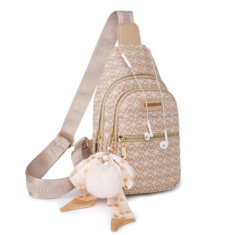 Нагрудная сумка Женская сумка через плечо Нагрудная сумка Рюкзак Женская маленькая сумка с принтом