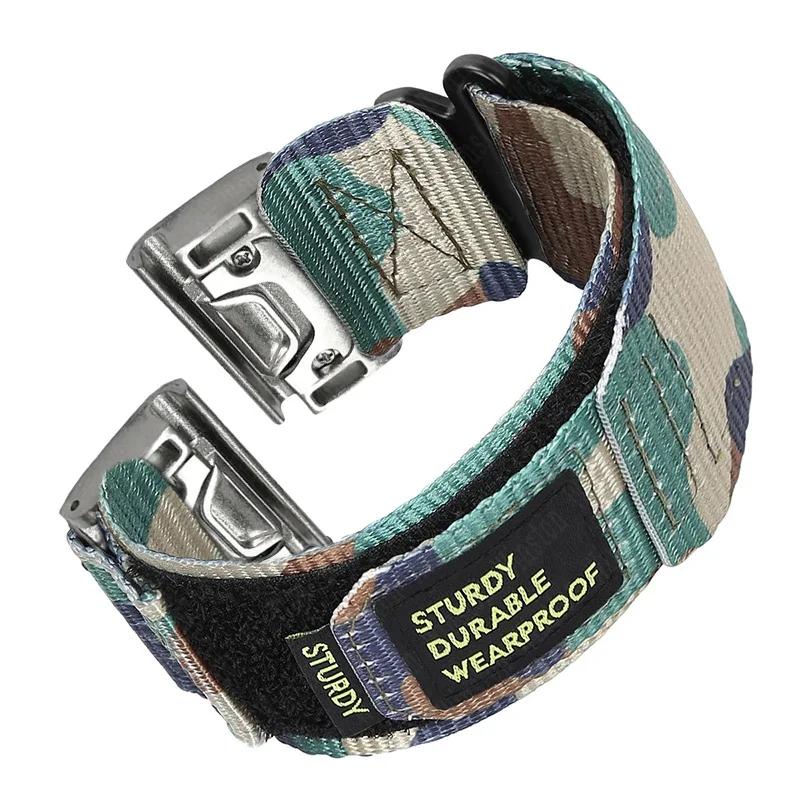 Быстрый нейлоновый ремешок для часов Garmin Instinct 2X Тактический ремешок Fenix 6X Pro 5Plus 7X 8 26мм 22мм Замена Спортивный браслет с быстрой застежкой