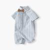 Детский комбинезон из хлопка в полоску - Коллекция Лето 2025 для мальчиков