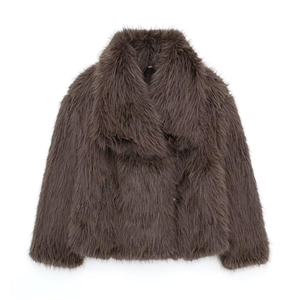 High Quality Women's Thick Lamb Wool Coat Women's Winter Fur Coat