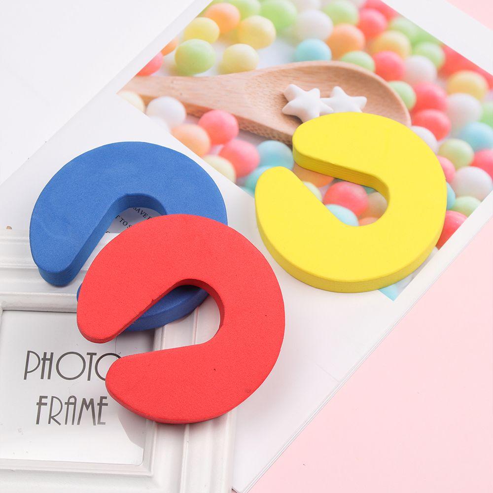 4PCS Kitchen Bedroom Soft Door Clip Baby Kids Safety Guard Finger Protector Door Stopper