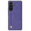 For Samsung Galaxy A56 5G Case Cross Texture Leather + TPU Phone Cover Support Magnetic Car Holder