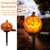 Halloween Pathway Lights Solar Powered Pumpkin Ghost Light Garden Stake Lights Waterproof LED Walkway Lights