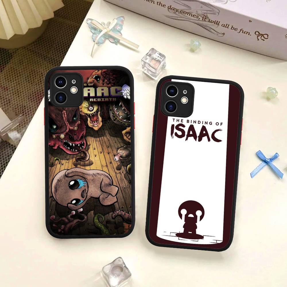 Classic Game The Binding Of Isaac Phone Case For IPhone 11 12 13 14 15 16 Pro Plus X XS MAX Matte Bumper Shockproof Cover