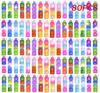 10/20/30/80/150 Pcs Mini Pop Keychain Fidget Toy - Sensory For Kids Birthday Party Favors Classroom Prizes - Pop Keychain Toy