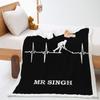 2D digital printing Valentine's Day thickened lamb wool crystal fleece blanket blanket