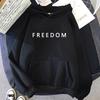 Charlie Kirk FREEDOM Hoodie Print Sweatshirts Men/women Long Sleeve Pullovers Aesthetic Winter Clothing Oversized Pullovers