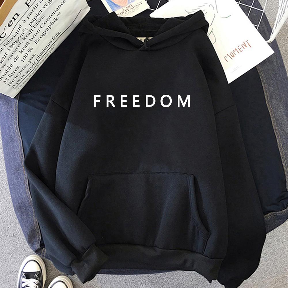 Charlie Kirk FREEDOM Hoodie Print Sweatshirts Men/women Long Sleeve Pullovers Aesthetic Winter Clothing Oversized Pullovers