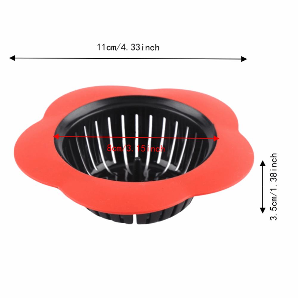 4 Pack 4.33 Inch Diameter Kitchen Sink Strainer Wide Rim Design Basin Sink Strainer  Kitchen