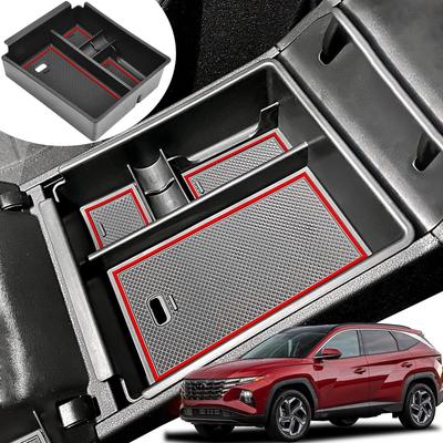 Подлокотник центральной консоли, ящик для хранения вещей, подходит для Hyundai Tucson NX4 Limited 2022 AT и Tucson Hybrid с кнопочной коробкой передач