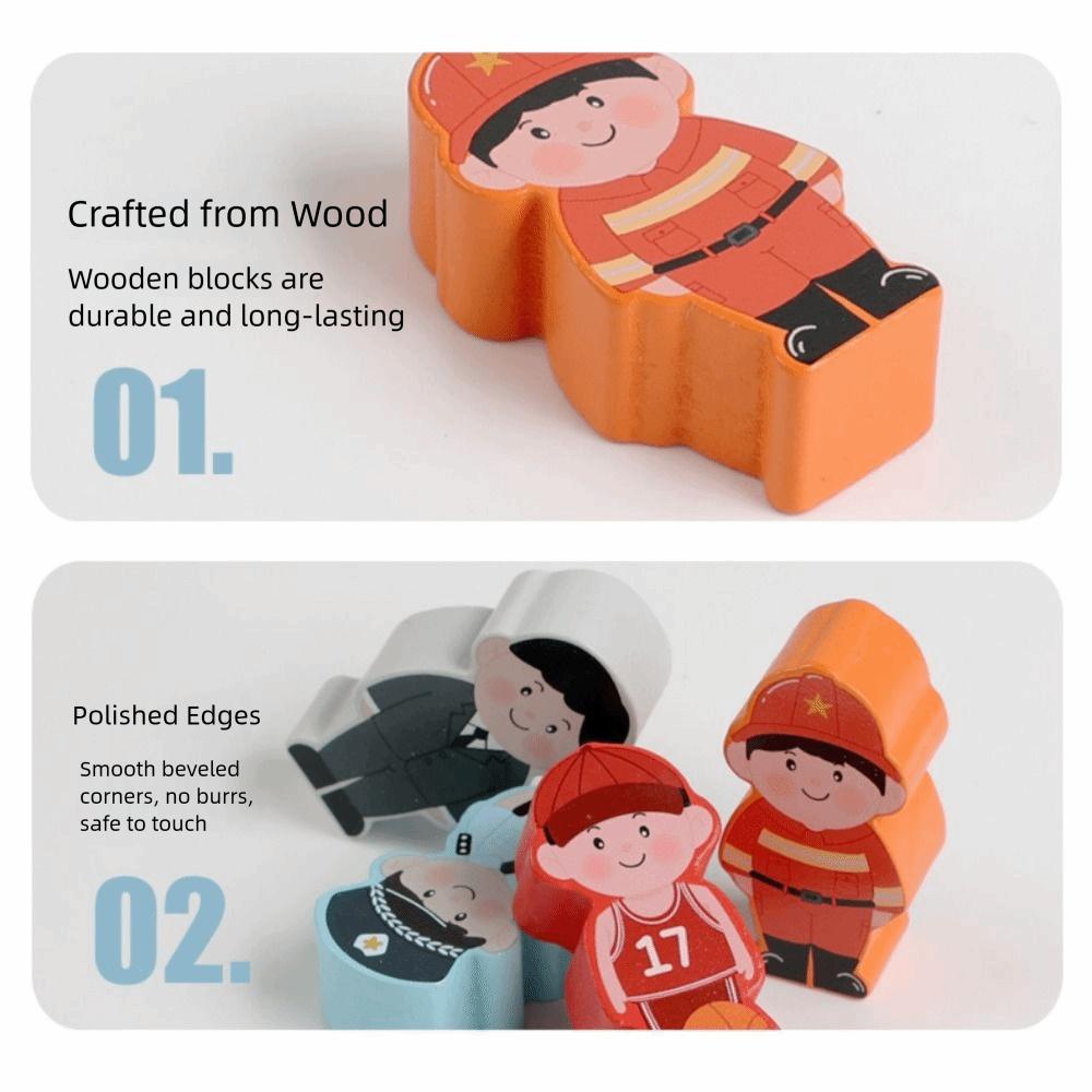 Early Educational Character Puzzle Game Matching Game Reasoning Thinking Puzzle Toy  Children